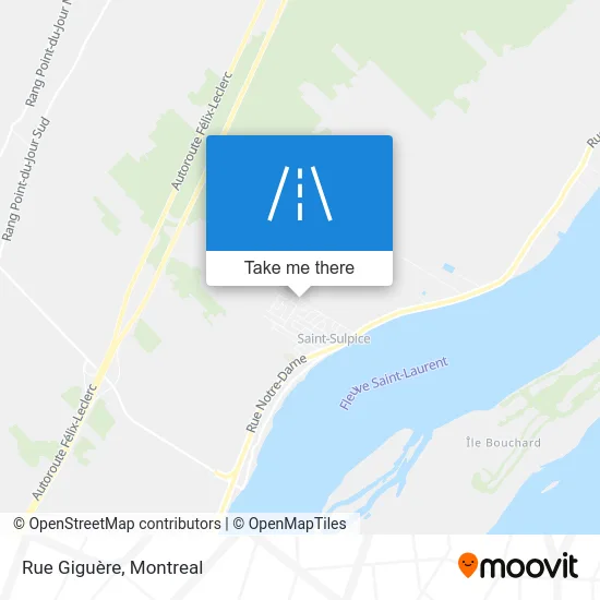 Rue Giguère map