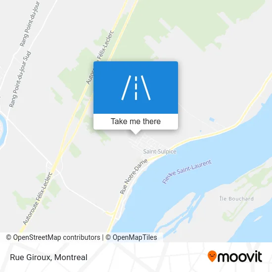 Rue Giroux map