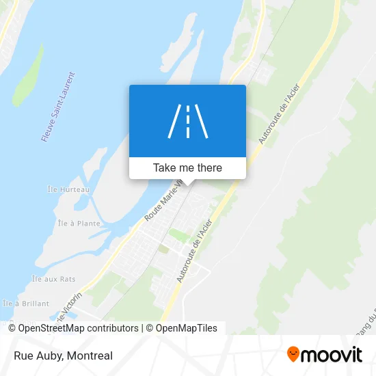 Rue Auby map