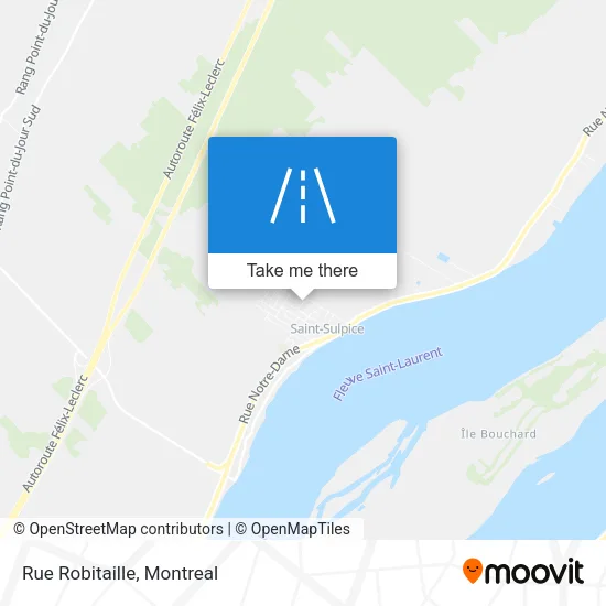 Rue Robitaille map