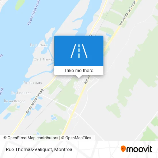 Rue Thomas-Valiquet map
