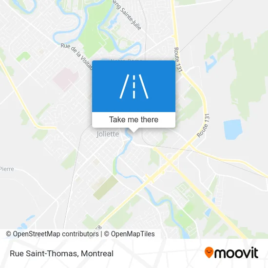 Rue Saint-Thomas map