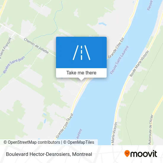 Boulevard Hector-Desrosiers map