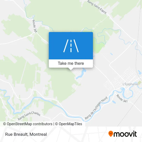 Rue Breault map