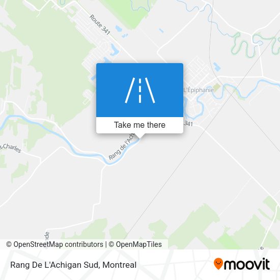 Rang De L'Achigan Sud map