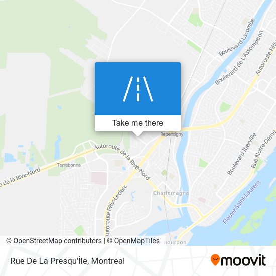 Rue De La Presqu'Île map