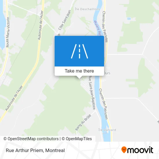 Rue Arthur Priem map