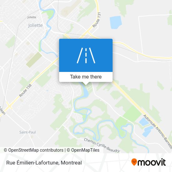 Rue Émilien-Lafortune map