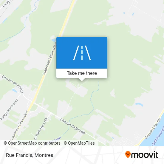 Rue Francis map