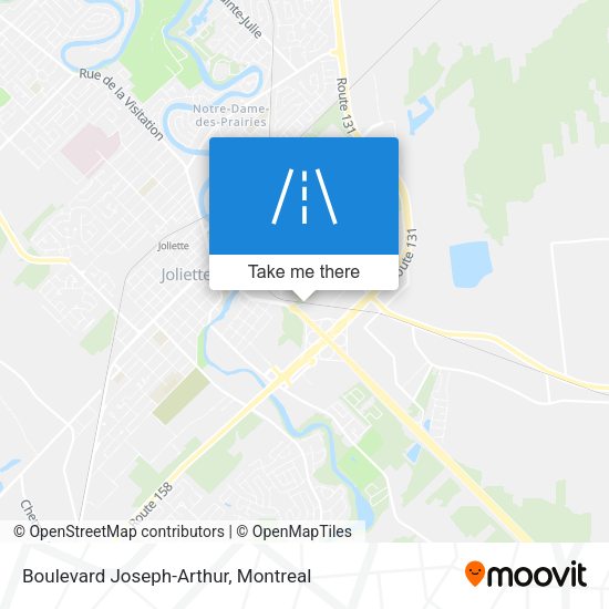Boulevard Joseph-Arthur map