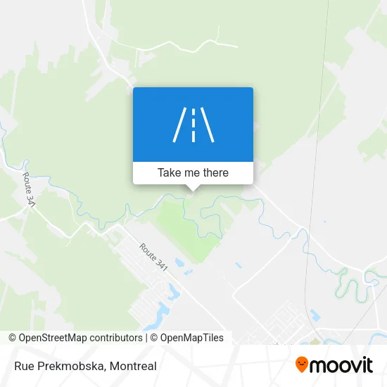 Rue Prekmobska map