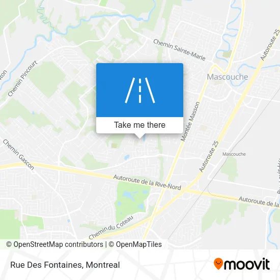 Rue Des Fontaines map