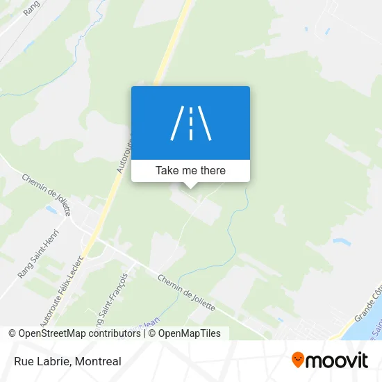 Rue Labrie map