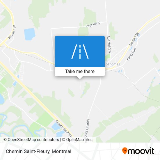 Chemin Saint-Fleury map