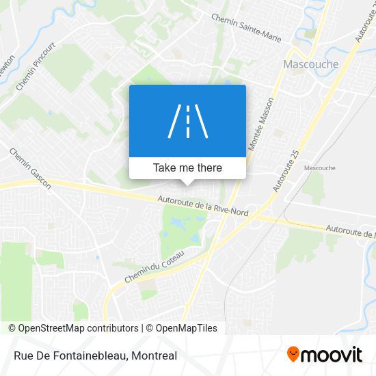 Rue De Fontainebleau map
