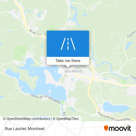 Rue Laurier map