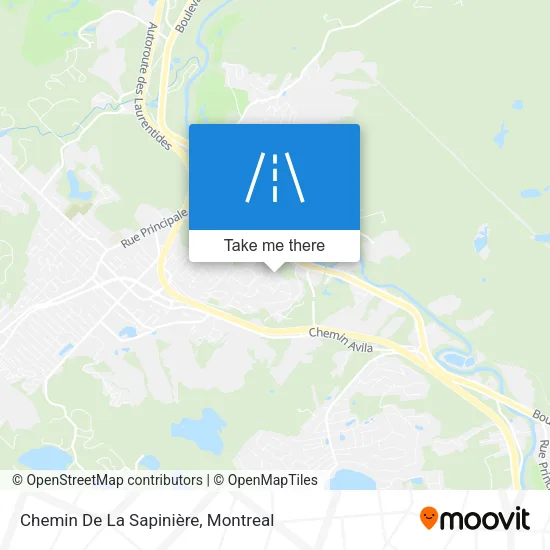 Chemin De La Sapinière map