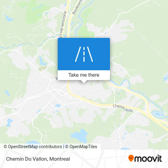 Chemin Du Vallon map