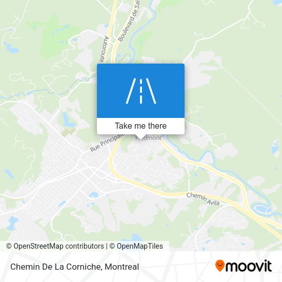 Chemin De La Corniche map