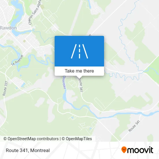 Route 341 map