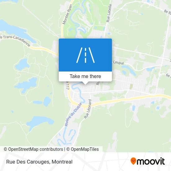 Rue Des Carouges map