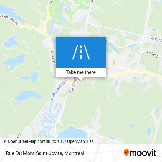 Rue Du Mont-Saint-Jovite map