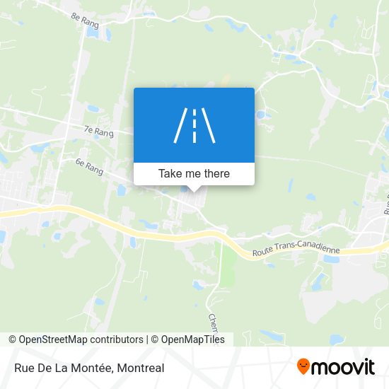 Rue De La Montée map