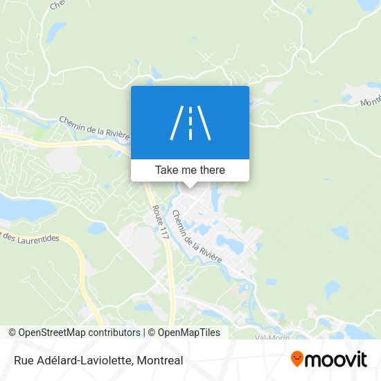 Rue Adélard-Laviolette map