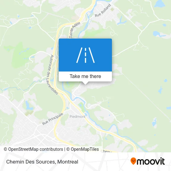 Chemin Des Sources map