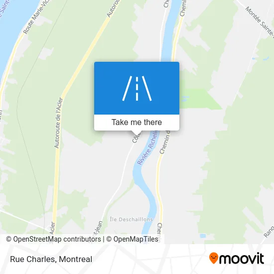 Rue Charles map