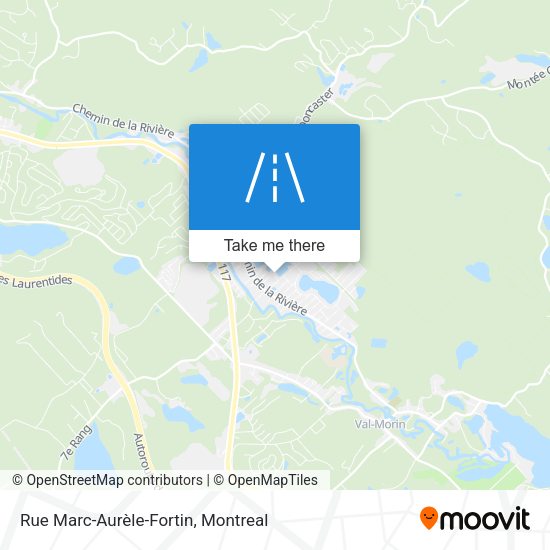 Rue Marc-Aurèle-Fortin map