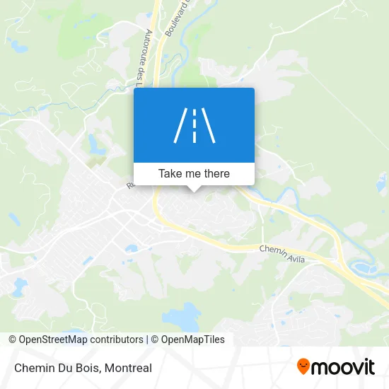 Chemin Du Bois map