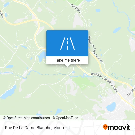 Rue De La Dame Blanche map