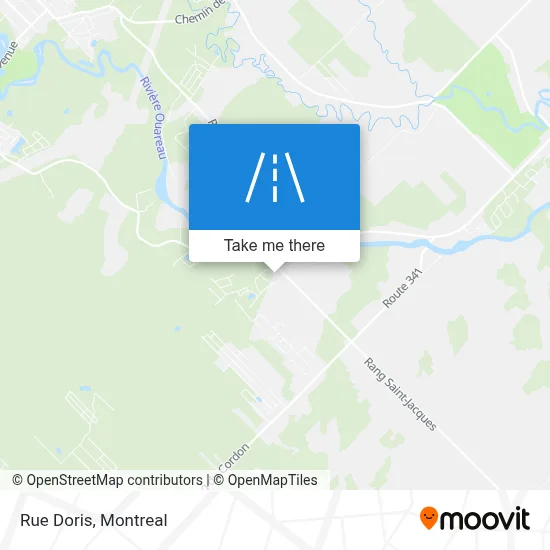 Rue Doris map