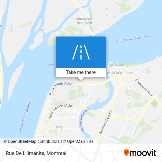 Rue De L'Ilménite map