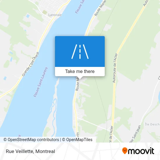 Rue Veillette map