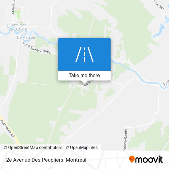 2e Avenue Des Peupliers map