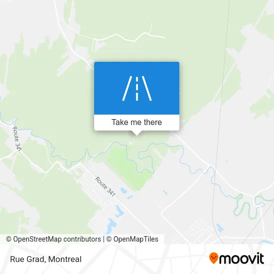 Rue Grad map