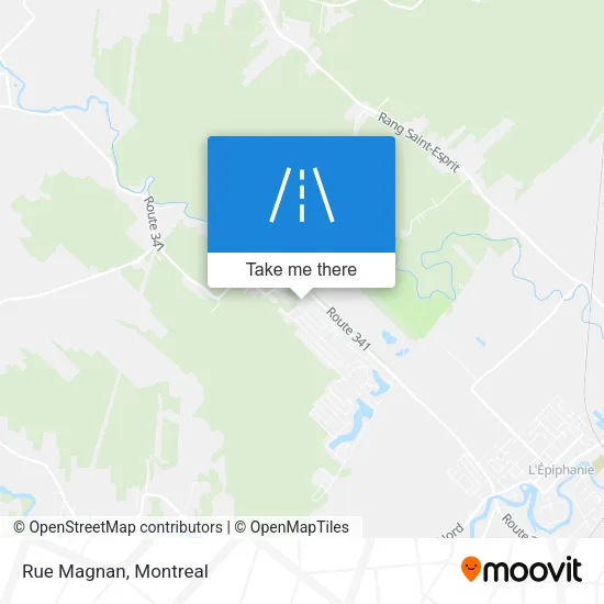 Rue Magnan map