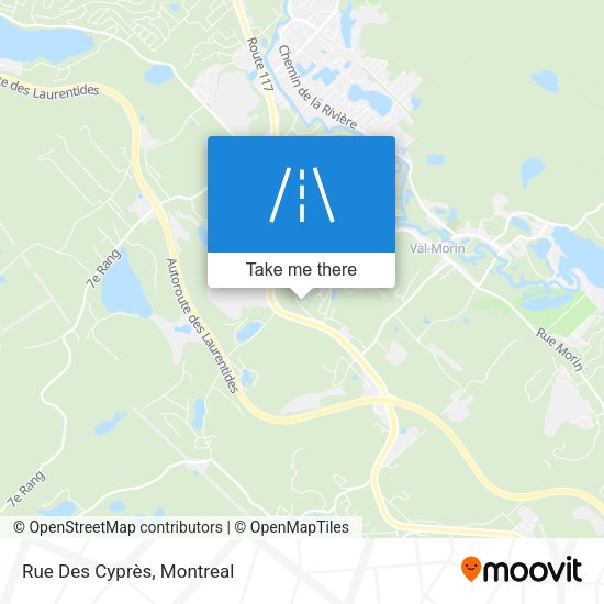 Rue Des Cyprès map