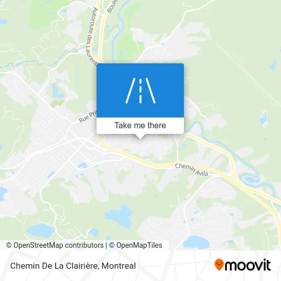 Chemin De La Clairière map