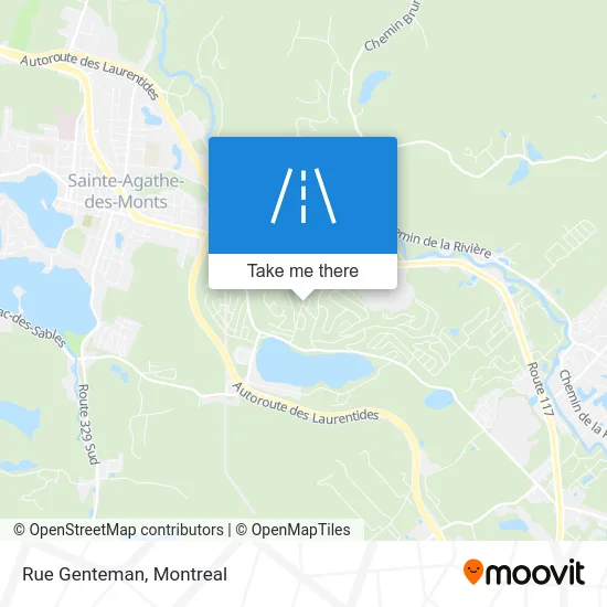 Rue Genteman map