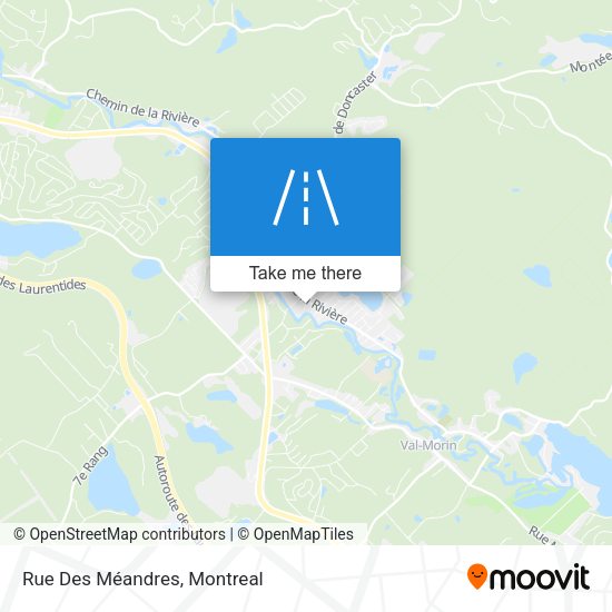 Rue Des Méandres map
