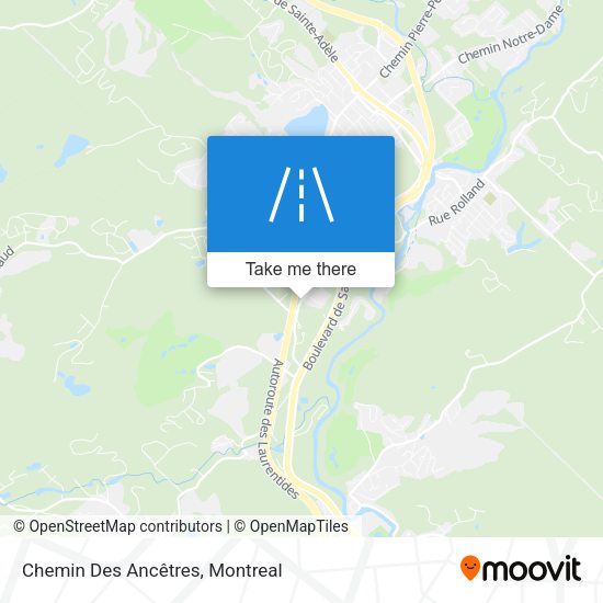 Chemin Des Ancêtres map