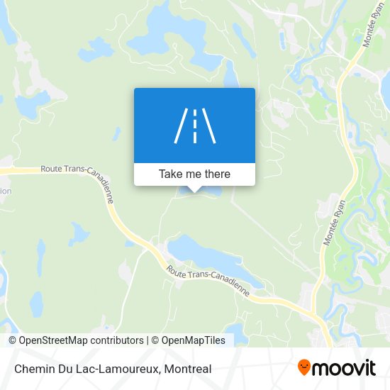 Chemin Du Lac-Lamoureux map