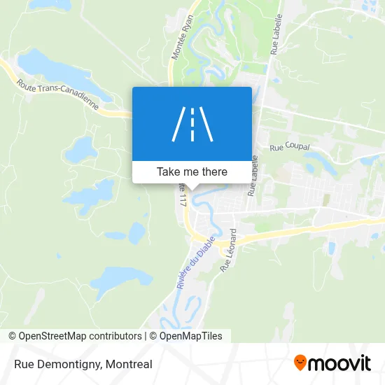 Rue Demontigny map