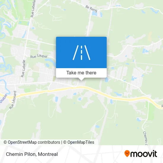 Chemin Pilon map