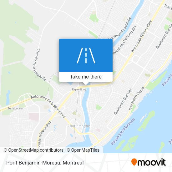 Pont Benjamin-Moreau map