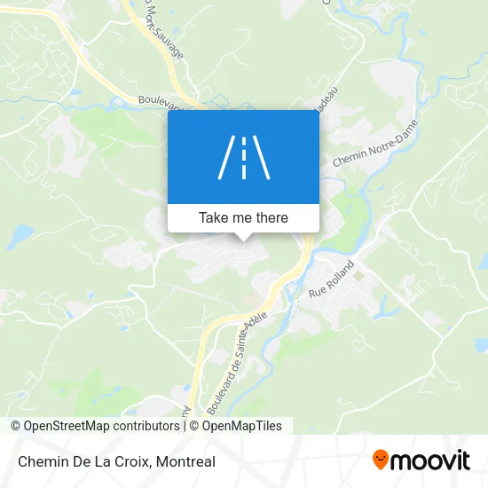 Chemin De La Croix map