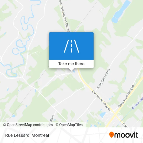 Rue Lessard map